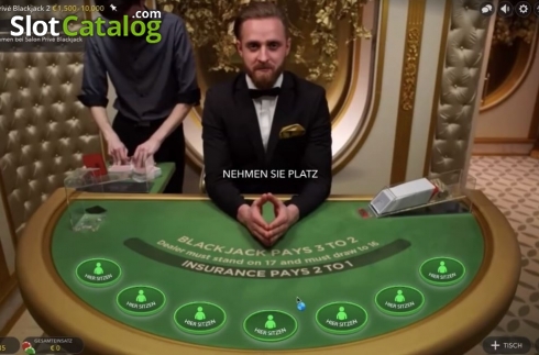 Οθόνη2. Salon Prive Blackjack 2 Κουλοχέρης