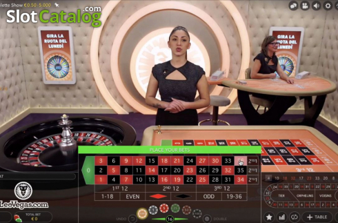 Οθόνη2. Leo Roulette Show Κουλοχέρης