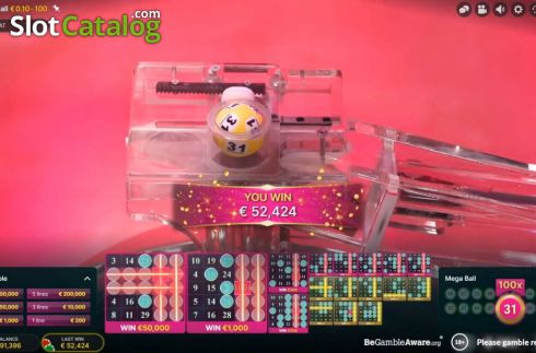 Οθόνη6. Mega Ball (Evolution Gaming) Κουλοχέρης