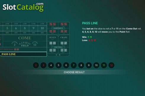 Οθόνη9. Craps Live (Evolution Gaming) Κουλοχέρης
