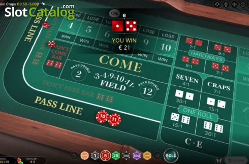 Οθόνη3. First Person Craps Κουλοχέρης