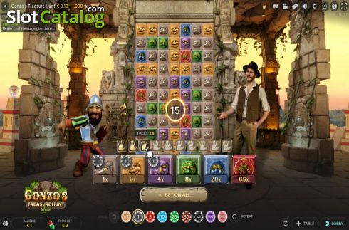 Οθόνη2. Gonzo's Treasure Hunt Κουλοχέρης 