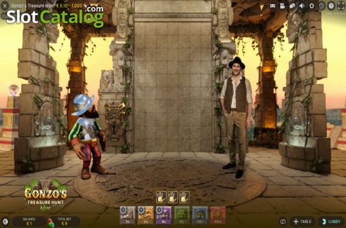 Οθόνη3. Gonzo's Treasure Hunt Κουλοχέρης 