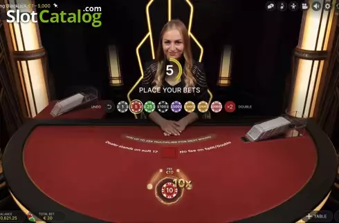 Οθόνη2. Lightning Blackjack Κουλοχέρης 