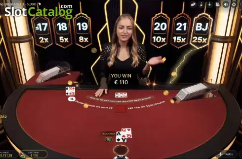 Οθόνη3. Lightning Blackjack Κουλοχέρης 