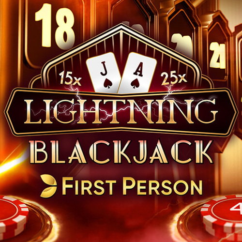 First Person Lightning Blackjack Λογότυπο