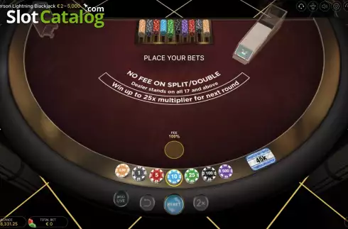 Οθόνη2. First Person Lightning Blackjack Κουλοχέρης