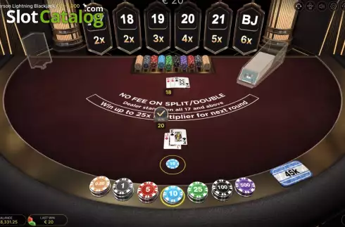 Οθόνη3. First Person Lightning Blackjack Κουλοχέρης