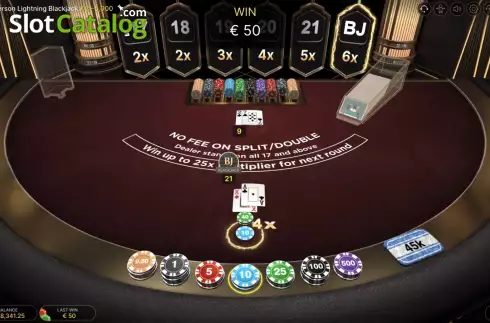 Οθόνη4. First Person Lightning Blackjack Κουλοχέρης