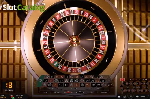 Οθόνη4. Gold Bar Roulette Κουλοχέρης