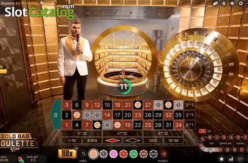 Οθόνη7. Gold Bar Roulette Κουλοχέρης