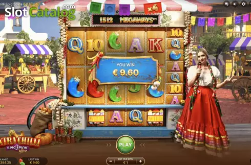 Οθόνη5. Extra Chilli Epic Spins Κουλοχέρης