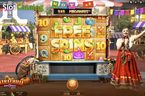 Οθόνη7. Extra Chilli Epic Spins Κουλοχέρης