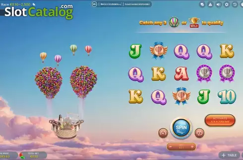 Οθόνη2. Balloon Race Live Κουλοχέρης