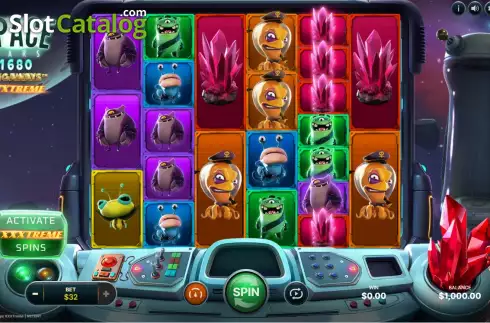 Οθόνη2. Space Wars XXXtreme Megaways Κουλοχέρης