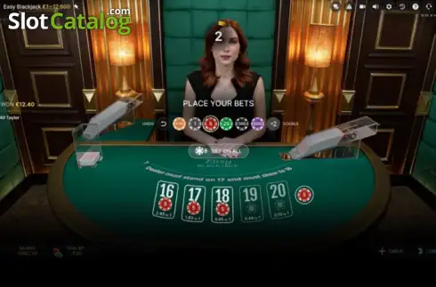 Οθόνη2. Easy Blackjack Κουλοχέρης
