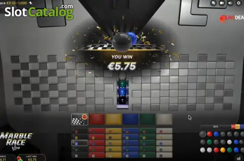Οθόνη8. Marble Race Κουλοχέρης