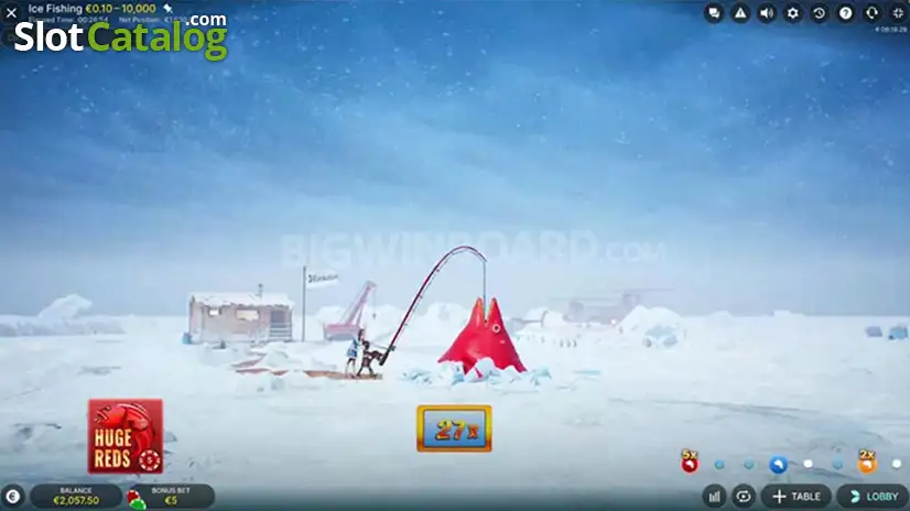 Κουλοχέρης για ψάρεμα στον πάγο Ice Fishing Slot
