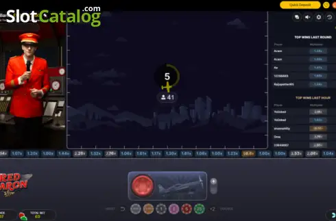 Οθόνη3. Red Baron (Evolution Gaming) Κουλοχέρης