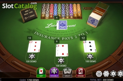 Οθόνη3. Blackjack Lucky Sevens Κουλοχέρης