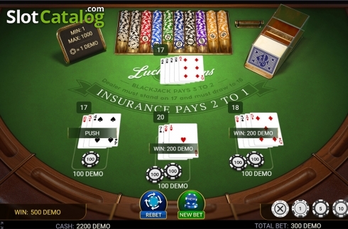 Οθόνη5. Blackjack Lucky Sevens Κουλοχέρης