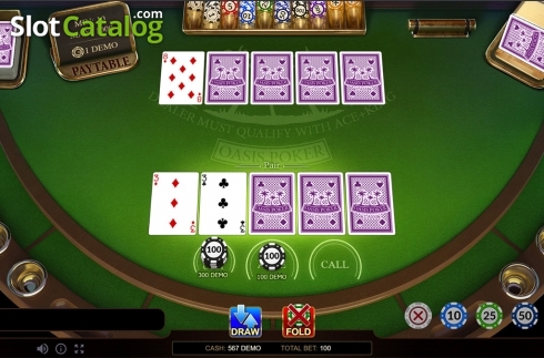 Οθόνη3. Oasis Poker Classic Κουλοχέρης