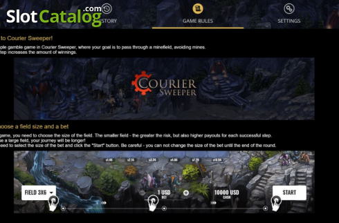 Οθόνη7. Courier Sweeper Κουλοχέρης