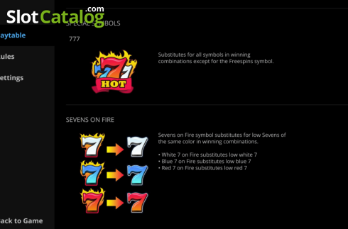 Οθόνη7. Hot Triple Sevens (Evoplay Entertainment) Κουλοχέρης