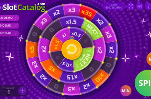 Οθόνη3. Magic Wheel (Evoplay) Κουλοχέρης