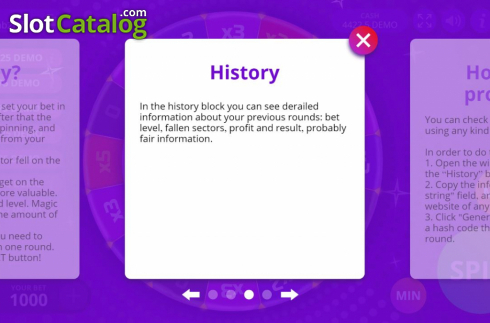 Οθόνη7. Magic Wheel (Evoplay) Κουλοχέρης