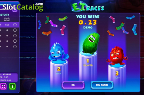 Οθόνη3. E.T. Races Κουλοχέρης