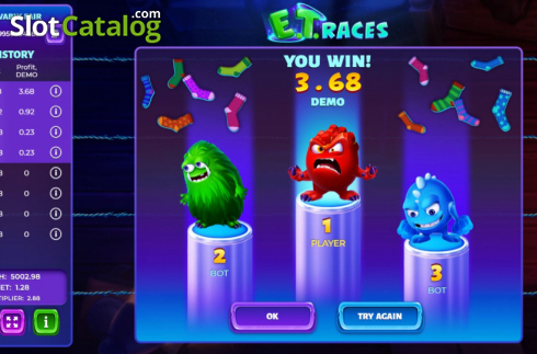 Οθόνη5. E.T. Races Κουλοχέρης
