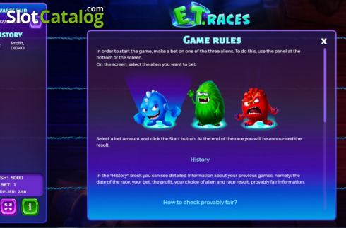 Οθόνη6. E.T. Races Κουλοχέρης