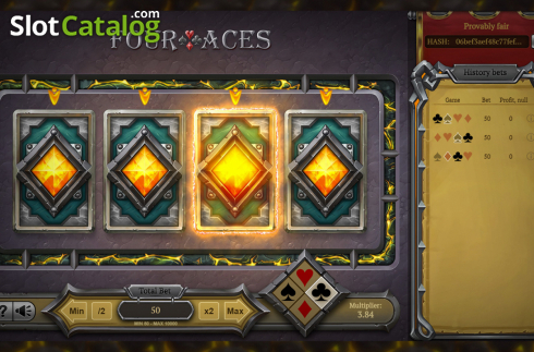 Οθόνη3. Four Aces Κουλοχέρης
