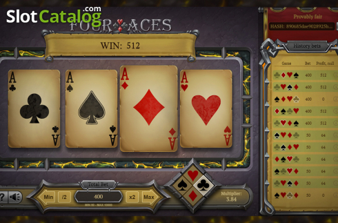 Οθόνη4. Four Aces Κουλοχέρης