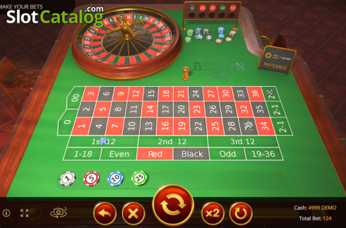 Οθόνη2. American Roulette 3D (Evoplay) Κουλοχέρης
