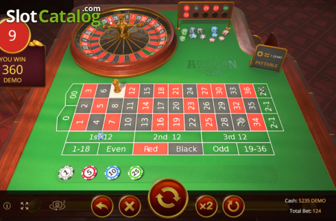 Οθόνη4. American Roulette 3D (Evoplay) Κουλοχέρης