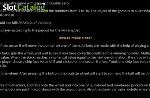 Οθόνη7. American Roulette 3D (Evoplay) Κουλοχέρης