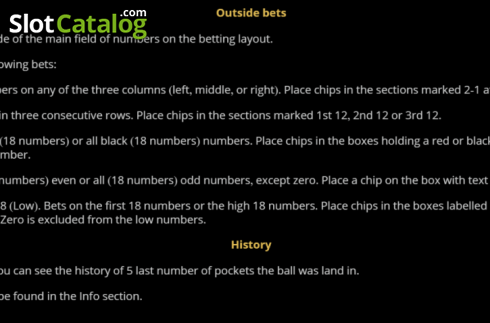 Οθόνη9. American Roulette 3D (Evoplay) Κουλοχέρης