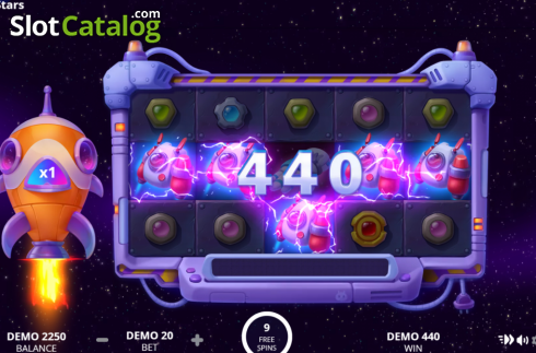 Οθόνη4. Rocket Stars Κουλοχέρης 