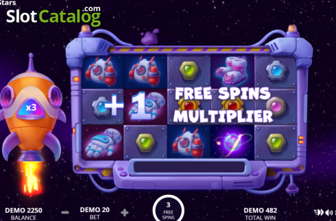 Οθόνη6. Rocket Stars Κουλοχέρης 