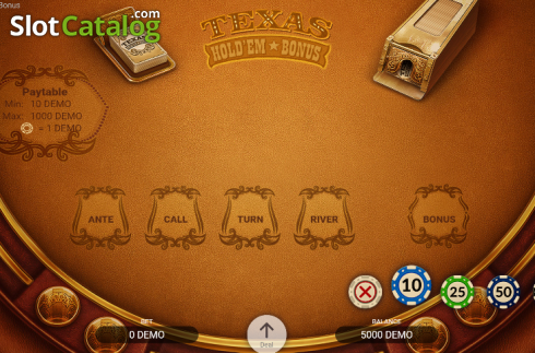 Οθόνη2. Texas Holdem Bonus Κουλοχέρης
