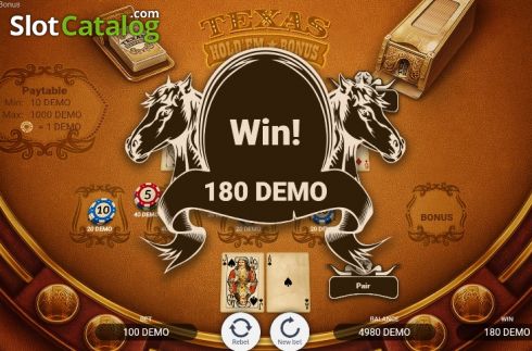 Οθόνη4. Texas Holdem Bonus Κουλοχέρης