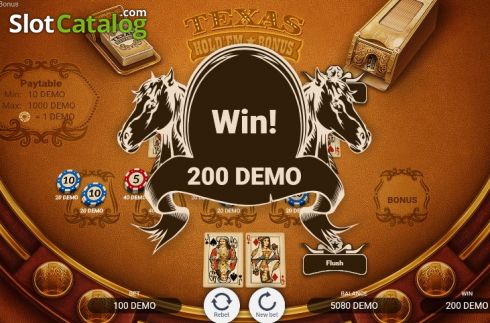 Οθόνη5. Texas Holdem Bonus Κουλοχέρης