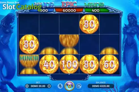 Οθόνη5. Gold of Sirens Bonus Buy Κουλοχέρης