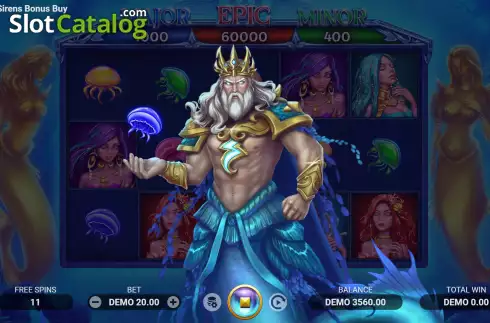 Οθόνη6. Gold of Sirens Bonus Buy Κουλοχέρης