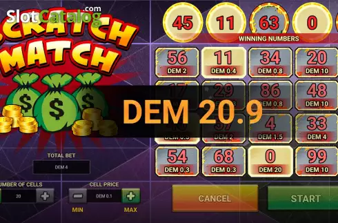 Οθόνη6. Scratch Match Κουλοχέρης