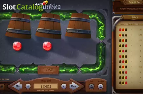 Οθόνη4. Thimbles (Evoplay) Κουλοχέρης