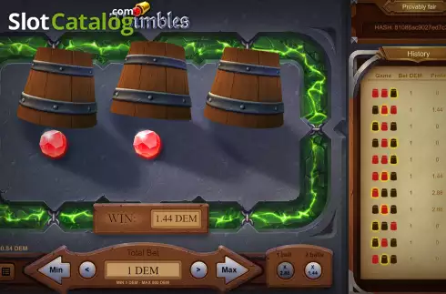 Οθόνη3. Thimbles (Evoplay) Κουλοχέρης