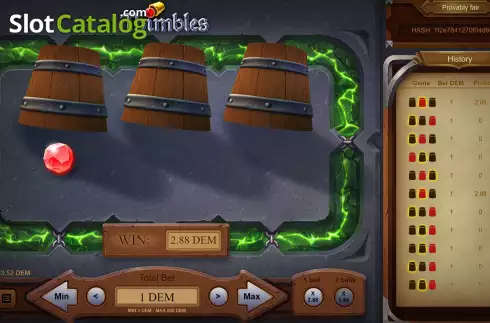 Οθόνη6. Thimbles (Evoplay) Κουλοχέρης